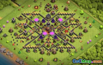 CoC Town Hall 10 Base Layouts | Funny, War & Trophy Maps #33390