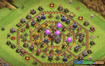 Tata Letak Pangkalan Balai Kota Coc: Peta Rumah, Pertanian dan Trofi #14427