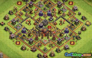 COC市政厅10基本布局和家乡地图＃12645