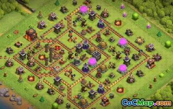 CoC Town Hall 10 Base Layouts: Home, War & Farming Maps #16497