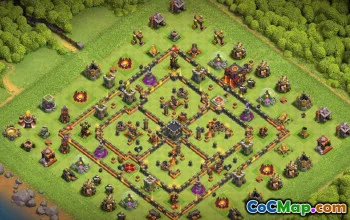 CoC Town Hall 10 Base Layouts: Home, War & Maps #17438