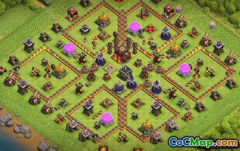 Radnice COC 10 Base Layouts: Home, War & Maps Guide #13891
