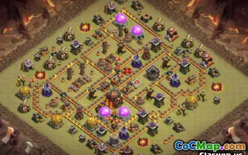 Coc Town Hall 10 Layouts: Home, War & Trophy Maps #13631