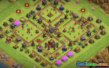 Coc Town Hall 10 Layouts: Home, War, Trophy Maps #14300