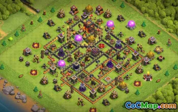 Coc Town Hall 10 Layouts: Home, War & Trophy Maps #16300