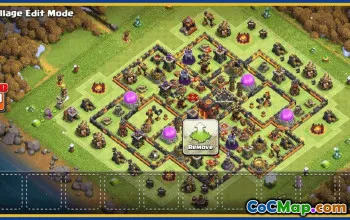 CoC Town Hall 10 Base Layouts & Link | War, Farm, Trophy Maps #30285