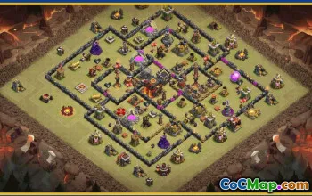 CoC Town Hall 10 Base Layouts & Links | Farming, Trophy & Home Village #28261