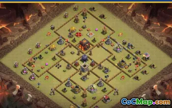 CoC Town Hall 10 Base Layouts & Links | Home, Farming, Trophy Maps #28341