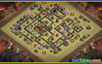 CoC Town Hall 10 Base Layouts & Links | Home, War, Trophy Maps #29538