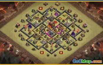 CoC Town Hall 10 Base Layouts & Links | Trophy & Farming Maps #29208
