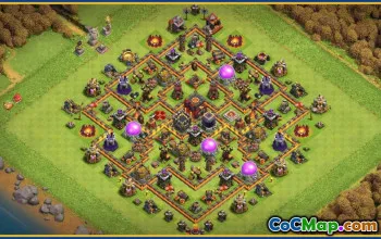 CoC Town Hall 10 Base Layouts & Links | Trophy & Farming Maps #29598
