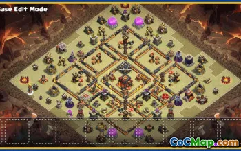 CoC Town Hall 10 Base Layouts & Links | Trophy, War & Home Village #30279