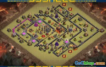 CoC Town Hall 10 Base Layouts & Links | Trophy & War Maps #30569
