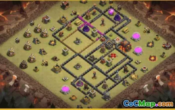 CoC Town Hall 10 Base Layouts & Links | War & Home Village #27879