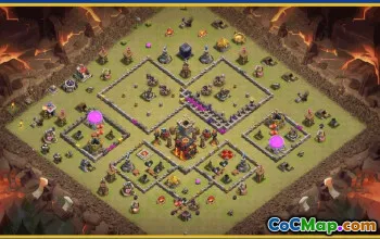 CoC Town Hall 10 Base Layouts & Links | War & Home Village #29000