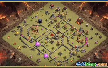 CoC Town Hall 10 Base Layouts & Links | War & Home Village #29252