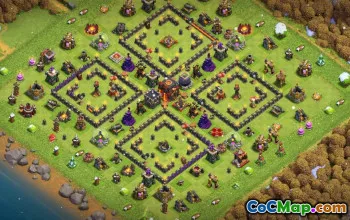 CoC Town Hall 10 Base Layouts & Links | War & Trophy Bases #31915