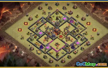 CoC Town Hall 10 Base Layouts & Links | War, Trophy, Farming #29629
