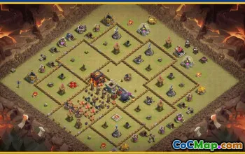 CoC Town Hall 10 Base Layouts & Links | War, Trophy, Home Village #28093