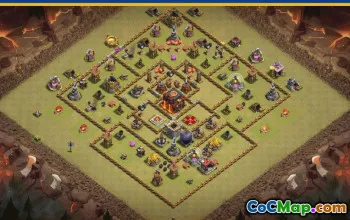 CoC Town Hall 10 Base Layouts & Links | War, Trophy, Home Village #28130