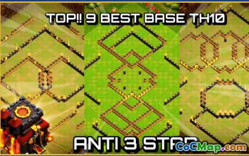 CoC Town Hall 10 Base Layouts & Links | War, Trophy & Home Village #28626