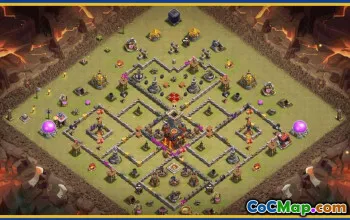 CoC Town Hall 10 Base Layouts & Links | War, Trophy, Home Village #29253