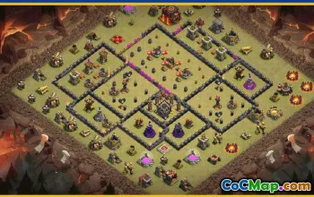 CoC Town Hall 10 Base Layouts & Links | War, Trophy, Home Village #29716