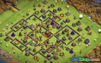 CoC Town Hall 10 Base Layouts & Links | War, Trophy & Home Village #32035