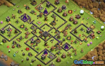 CoC Town Hall 10 Base Layouts & Links - War, Trophy, Home Village #32037