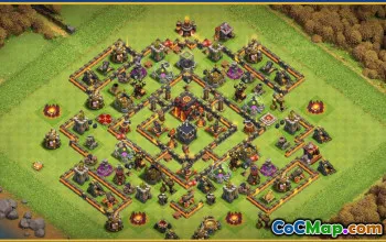 CoC Town Hall 10 Base Layouts & Links | War, Trophy & More #27812