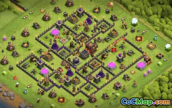 CoC Town Hall 10 Base Layouts & Links | War, Trophy & More #32868