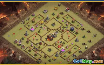 CoC Town Hall 10 Base Layouts & Links | War, Trophy & Village Maps #28708