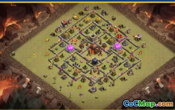 CoC Town Hall 10 Base Layouts & Map Links | Home, Trophy, Farming #29141
