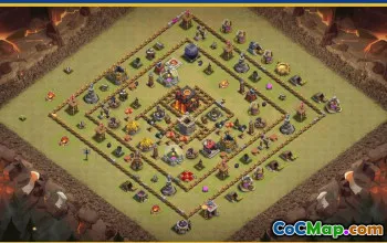 CoC Town Hall 10 Base Layouts & Map Links | Home, Trophy & Farming Bases #28487