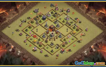 CoC Town Hall 10 Base Layouts & Map Links | Home Village, Trophy & Farming #27855