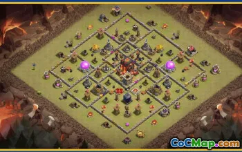 CoC Town Hall 10 Base Layouts & Map Links | Home Village, Trophy & Farming #28966