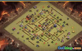 CoC Town Hall 10 Base Layouts & Map Links | Home Village & War Bases #28324