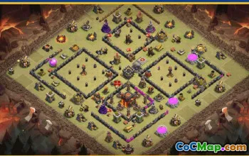 CoC Town Hall 10 Base Layouts & Map Links | Home & War Bases #28689