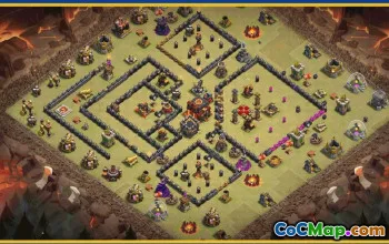 CoC Town Hall 10 Base Layouts & Map Links | Home & War Bases #29826