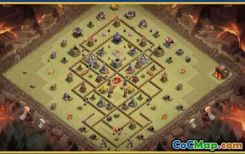 CoC Town Hall 10 Base Layouts & Map Links | Home, War, Home Village #28325
