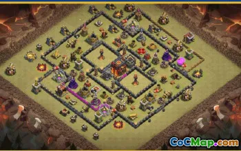 CoC Town Hall 10 Base Layouts & Map Links | Trophy & Farming Bases #28811