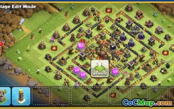 CoC Town Hall 10 Base Layouts & Map Links | Trophy & War Bases #30401