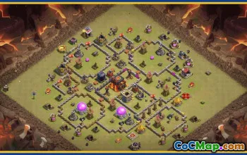 CoC Town Hall 10 Base Layouts & Map Links | Trophy, War & More #28965