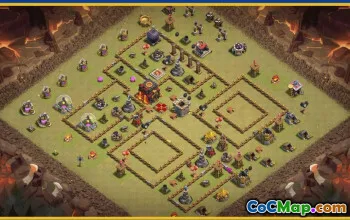 CoC Town Hall 10 Base Layouts & Map Links | War & Home Village #28126