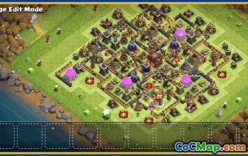 CoC Town Hall 10 Base Layouts & Map | Trophy, War & Home Village #30081