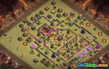 CoC Town Hall 10 Base Layouts & Map | War, Trophy & More #27595