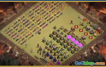 CoC Town Hall 10 Base Layouts & Maps | Copy & Download #27656