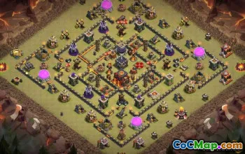 COC市政厅10基本布局和地图 - 复制与链接＃12220