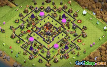 CoC Town Hall 10 Base Layouts & Maps | Copy & Link #32253