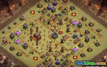 CoC Town Hall 10 Base Layouts & Maps - Copy Now! #13610